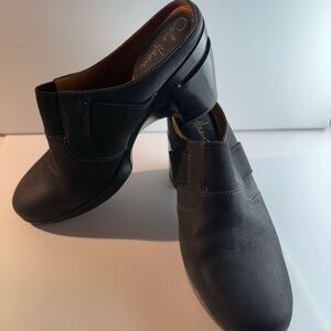 Cole Haan Black Leather Clogs